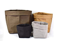 Le stockage réutilisé de papier d'emballage met en sac des sacs de stockage de papier lavable de jouets d'épicerie fournisseur