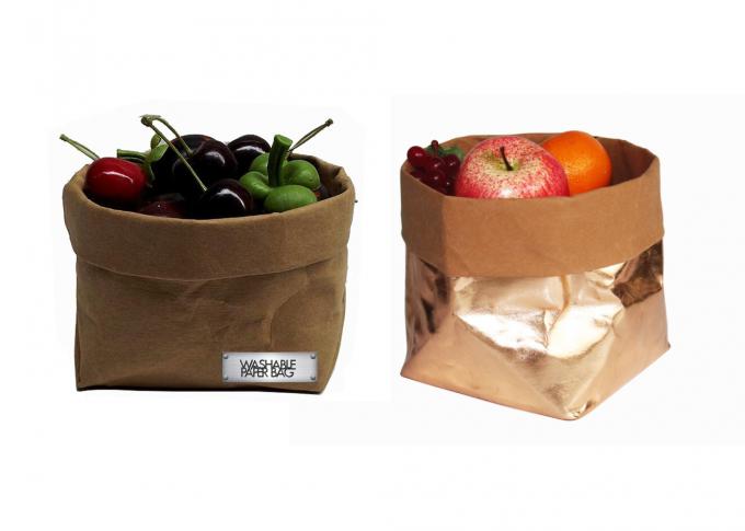 Le stockage lavable de papier d'emballage met en sac la taille faite sur commande de décoration de jardin pour l'usine