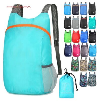 Outdoor Backpack for Sports Cycling Outings Marathon Runs Polyester Lightweight Foldable Pack Multifunctional Hiking Backpack