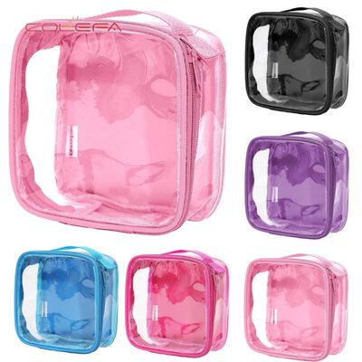 Travel Portable Toiletry Bag Multi-Functional PVC Waterproof Cosmetic Pouch Large Capacity Beauty Organizer Wholesale in Stocks