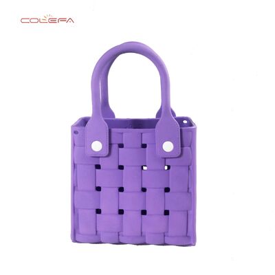 Bestselling EVA Beach Bag with Detachable Shoulder Strap Candy-Colored Waterproof Design for Easy Cleaning Handle Bags Wholesale