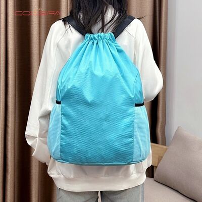 Oxford Made Soccer/Basketball Large Capacity Outdoor Drawstring Backpack for Sports Training & Fitness Factory Direct with LOGO