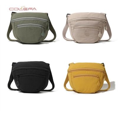 Minimalist Lightweight Shoulder Bag for Women New Fashionable Crossbody Mini Bag Nylon Fabric Versatile Casual Square Bag