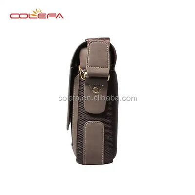 Custom Oxford Vintage Leather Crossbody Bag Shoulder Messenger Bag For Men