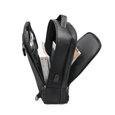 Custom wholesale travel mochilas crossbody USB laptop backpack unisex waterproof 15.6'' convertible backpack shoulder bag