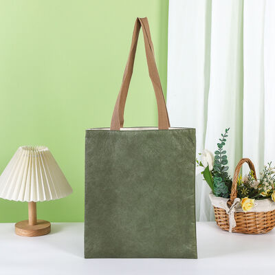 Custom-Printed DuPont Paper Bags with Logo Washable and Wrinkle-Resistant Tyvek Gift Bags Cultural and Creative Merchandise Tote Bags