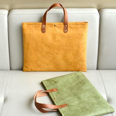 DuPont Paper Handheld Laptop Bags 14/15/16-inch Lightweight Commuting Minimalist Premium Briefcase Customization Wholesale