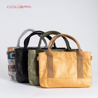 DuPont Paper Versatile Casual Phone Pouch Eco-Friendly Waterproof Oil-Resistant Shoulder Tote Bags Korean-Style Tyvek Niche Bag