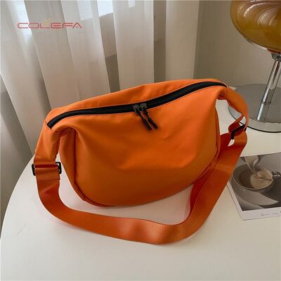 Women's 2026 New Fall/Winter Trendy Bag Korean-Style Large Capacity Crossbody Bag Casual Lightweight Oxford Dumpling Shaped Bags