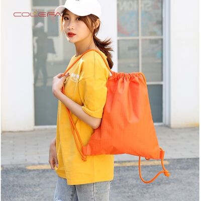 Colefa High Quality Outdoor Sports Waterproof Oxford Cloth Drawstring Backpack Basketball Storage Bag with Custom Printed Logo
