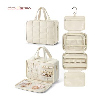 New Arrival Exclusive Large Capacity Toiletry Bag Travel Toiletry Set Cosmetic Bags Storage Travel Makeup Bag with Hanging Hook