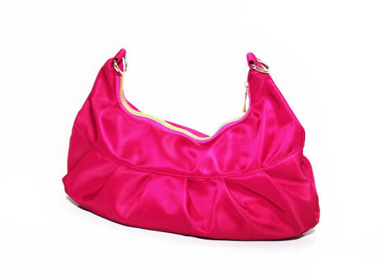 Custom logo printing washable polyester shoulder bag for women