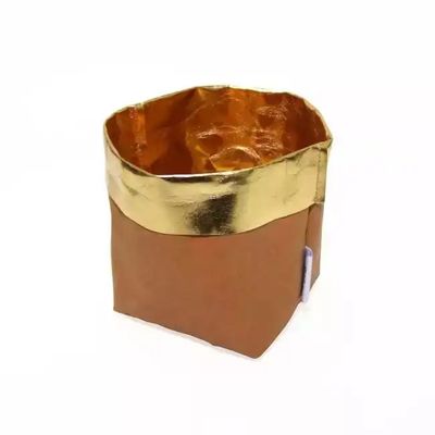 Sac de papier lavable de papier de réutilisation réutilisable fait sur commande des pots 0.55mm de jeune plante de sac pour des usines