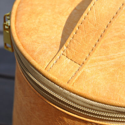 Waterproof DuPont Paper Cosmetic Organizer Commuter-Friendly Handheld Zipper Bag Washable Tyvek Paper 3D Makeup Pouch