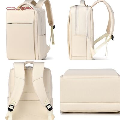 2026 Oxford Cloth Beige New Backpack Men's Premium Business Laptop Bag Casual Minimalist Large Capacity Notebook Backpacks