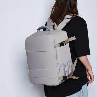 Multifunctional Unisex Backpack for College Students Oxford Made Pink Travel Waterproof Outdoor Backpack for Short Business Trip