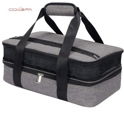 Best-seller de tissu d'Oxford Pizza sac isolé Voyage extérieur imperméable à l'eau Camping sac de pique-nique en gros avec logo personnalisé